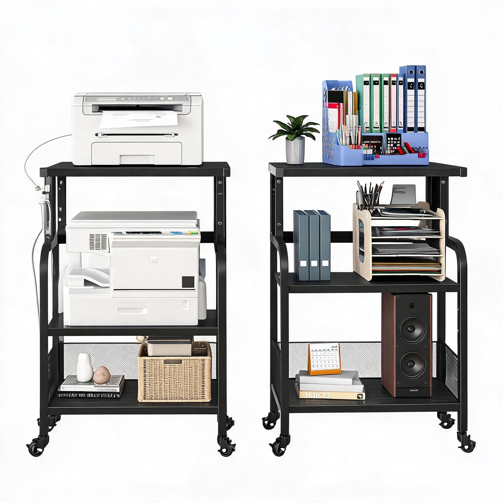 Printer Stand - Трехъярусная передвижная подставка для принтера с