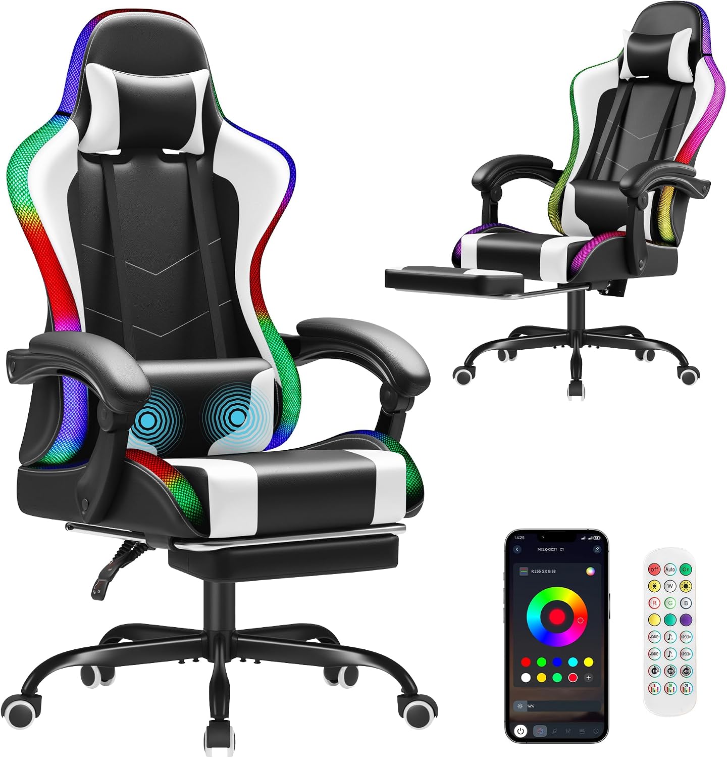 Office Chair - Игровое кресло Homall, эргономичное компьютерное кресло,