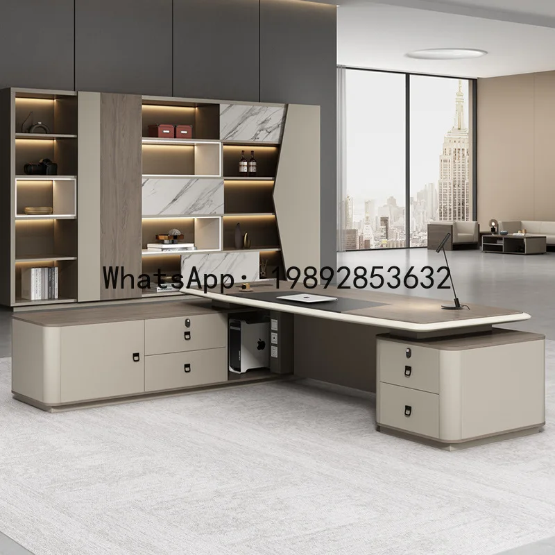 Office Chair - Стол руководителя H5.15, лакированный офисный стол